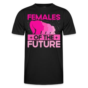 Égalité des sexes Égalité des sexes - T-shirt sport Homme - noir - Devant - AI Model Male 178 dark (178cm)