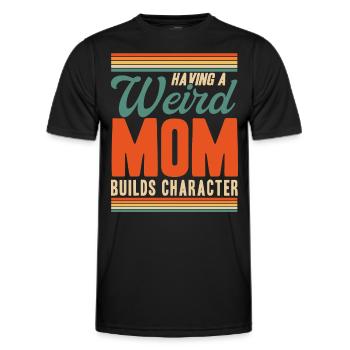 Irony Sarcastic Black Humor Gift - Men's Functional T-Shirt - black - Front - AI Model Male 178 dark (178cm)