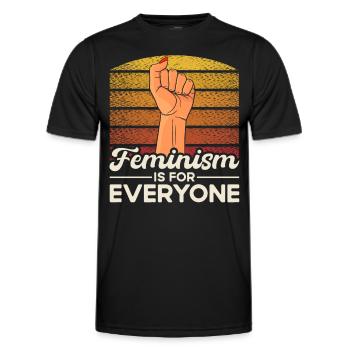 Droits des femmes Autonomisation féministe - T-shirt sport Homme - noir - Devant - AI Model Male 178 dark (178cm)