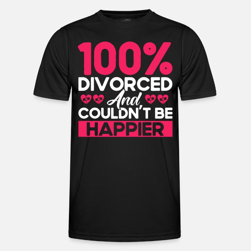 Ex Partner Scheidung Geschiedene Geschenk - Männer Funktions-T-Shirt - Schwarz