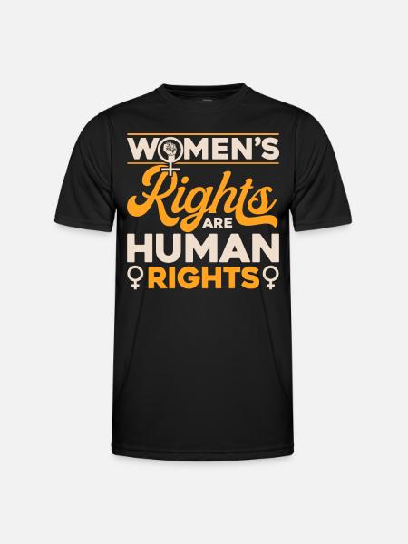 Women's rights Equal rights - Men's Functional T-Shirt - black