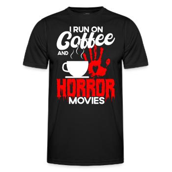 Horrorfilm Horrorfilm Slasher Film Geschenk - Männer Funktions-T-Shirt - Schwarz - Vorne - AI Model Male 178 dark (178cm)