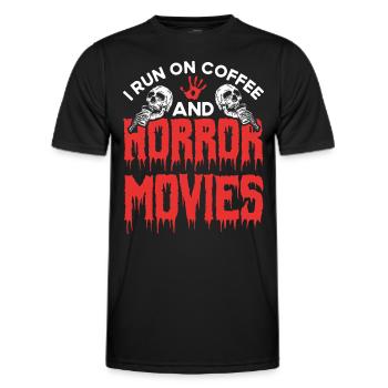 Horrorfilm Horrorfilm Slasher Film Geschenk - Männer Funktions-T-Shirt - Schwarz - Vorne - AI Model Male 178 dark (178cm)
