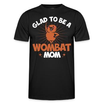 Wombat Wombats Australia Outback Cadeau - T-shirt sport Homme - noir - Devant - AI Model Male 178 dark (178cm)