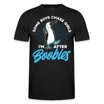 Vogelbeobachter Seevogel Tölpelvogel Geschenk - Männer Funktions-T-Shirt - Schwarz - Vorne - AI Model Male 178 dark (178cm)