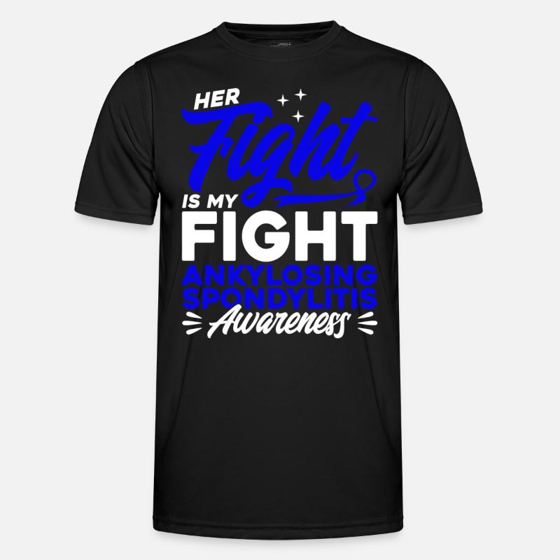 Ankylosing Spondylitis Survival Spondylitis - Men's Functional T-Shirt - black
