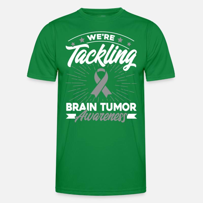Grey Loop Brain Tumor Support Brain Tumor Ü T-shirt sport Homme