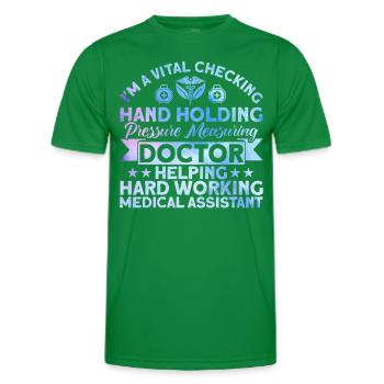 Medizinische Assistentin Zertifizierte medizinisch - Männer Funktions-T-Shirt - Kelly Green - Vorne - AI Model Male 178 dark (178cm)