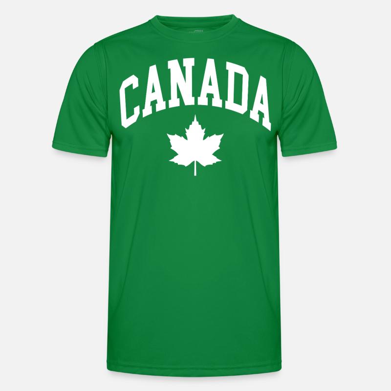 Drapeau du Canada T-shirt sport Homme