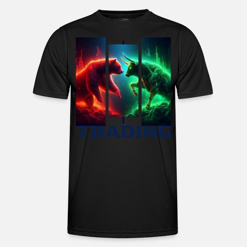 Handel - Männer Funktions-T-Shirt - Schwarz