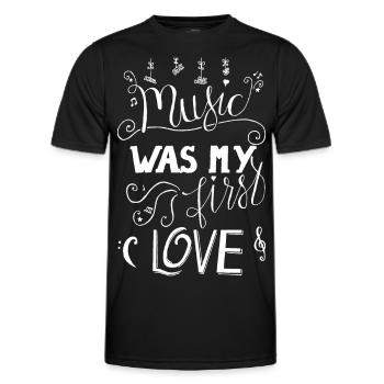 Musik Pop Rock Metal Country Shirt Geschenk - Männer Funktions-T-Shirt - Schwarz - Vorne - AI Model Male 178 dark (178cm)