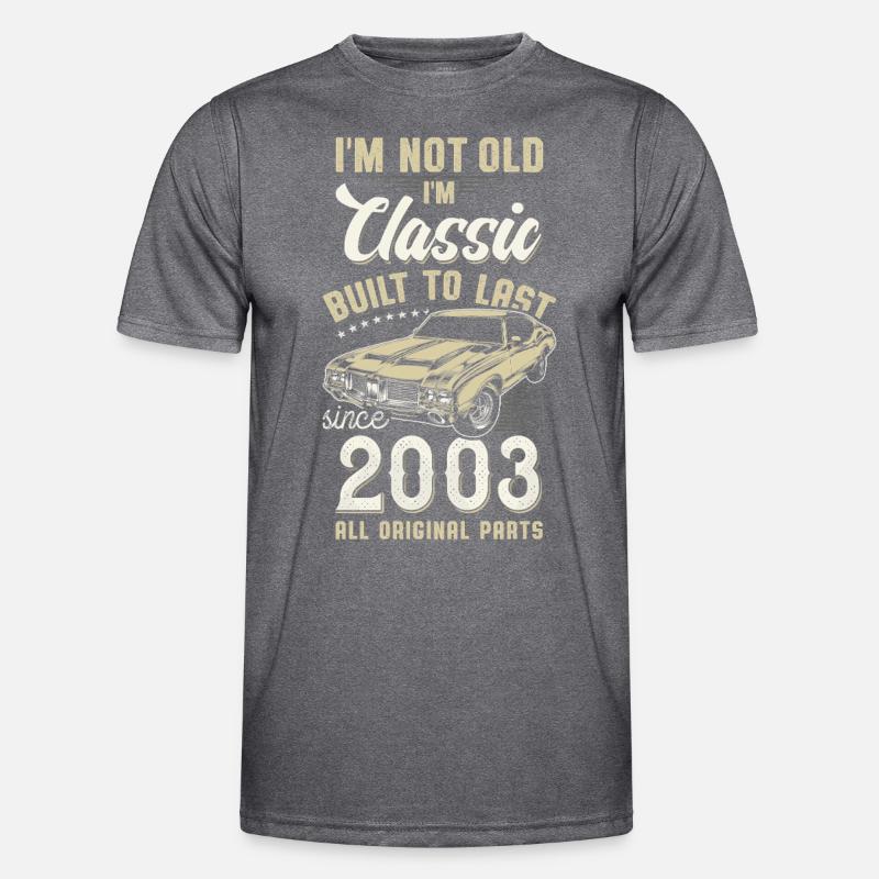 Geboren 2003 Geburtstag Oldtimer Männer Funktions-T-Shirt