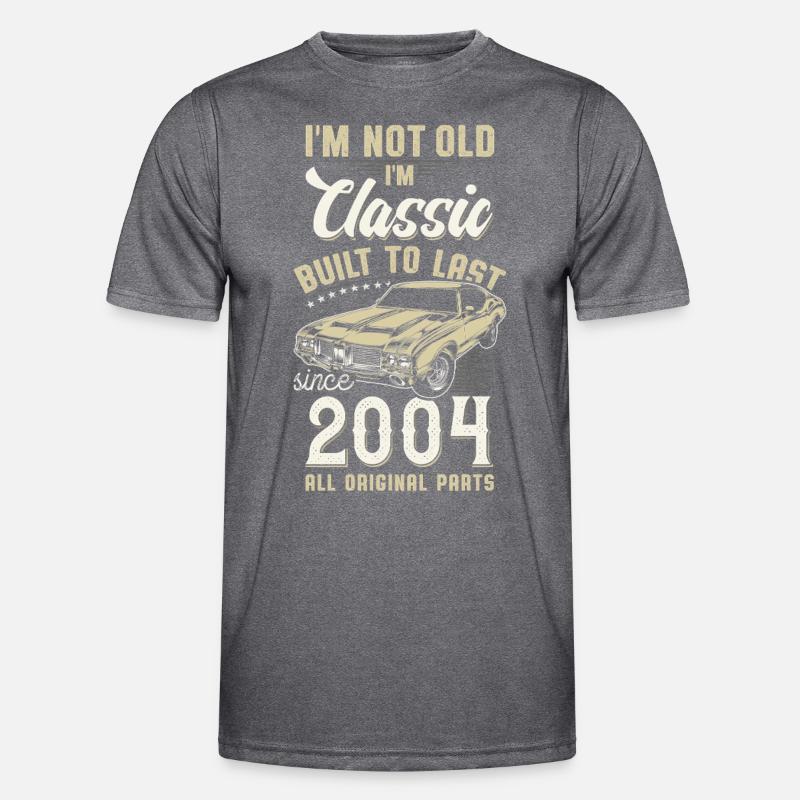 Geboren 2004 Geburtstag Oldtimer Männer Funktions-T-Shirt