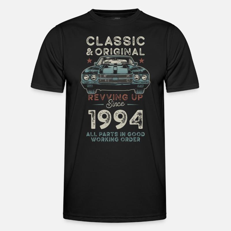 Geboren 1994 Geburtstag Oldtimer Männer Funktions-T-Shirt