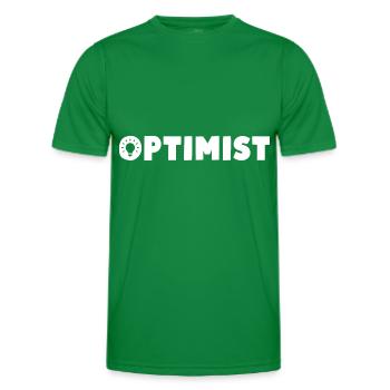 Optimist - Männer Funktions-T-Shirt - Kelly Green - Vorne - AI Model Male 178 dark (178cm)