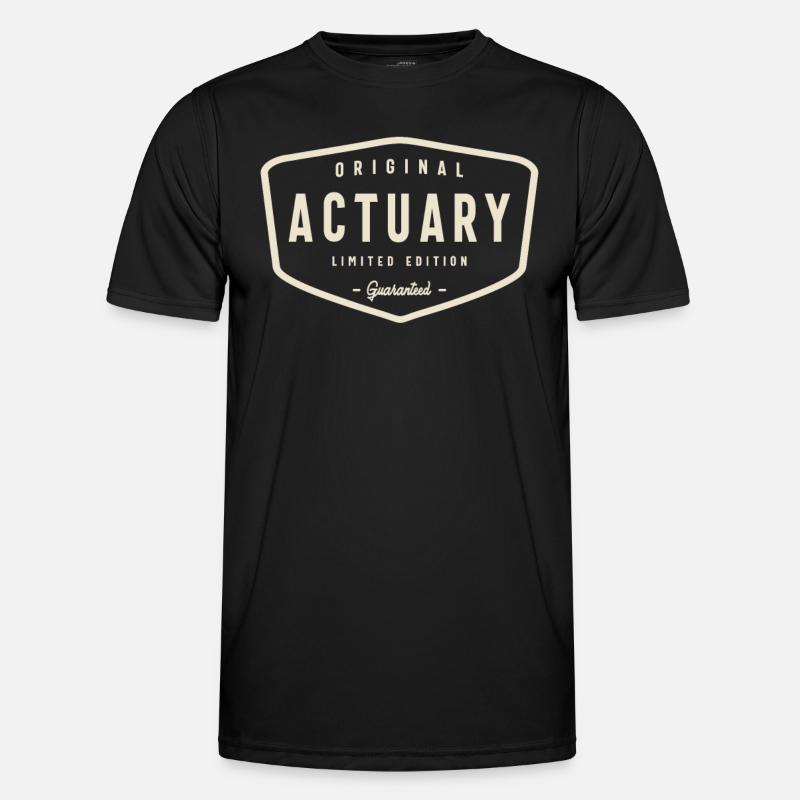 Timeless Style for Actuaries - Men's Functional T-Shirt - black