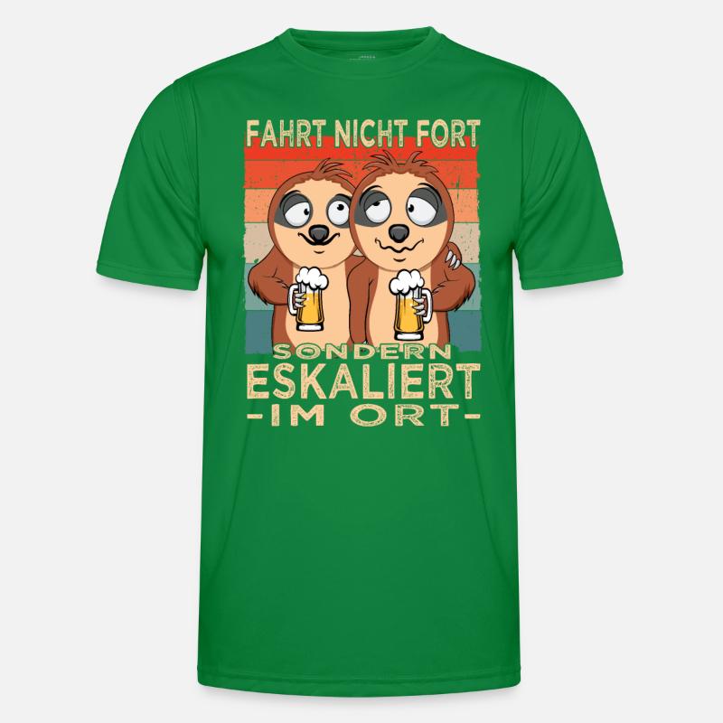 Biertrinker - Männerabend - Saufen Männer Funktions-T-Shirt