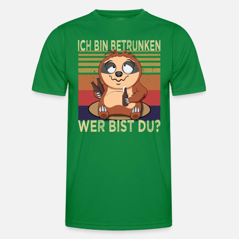 Biertrinker - Männerabend - Saufen Männer Funktions-T-Shirt