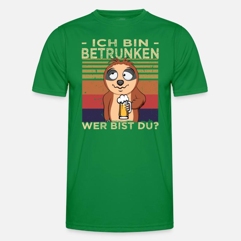 Biertrinker - Männerabend - Saufen Männer Funktions-T-Shirt