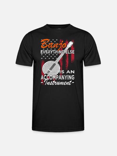 Banjo Guitar - Banjo Player - T-shirt sport Homme - noir