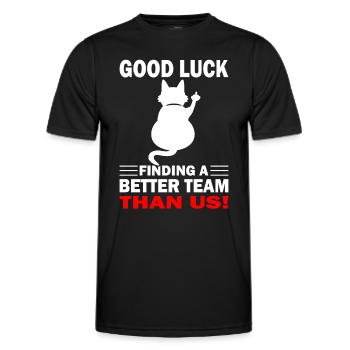 Good Luck | zum Abschied - Jobwechsel - Männer Funktions-T-Shirt - Schwarz - Vorne - AI Model Male 178 dark (178cm)