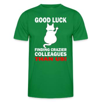 Good Luck | Abschiedsgeschenk - Jobwechsel - Männer Funktions-T-Shirt - Kelly Green - Vorne - AI Model Male 178 dark (178cm)