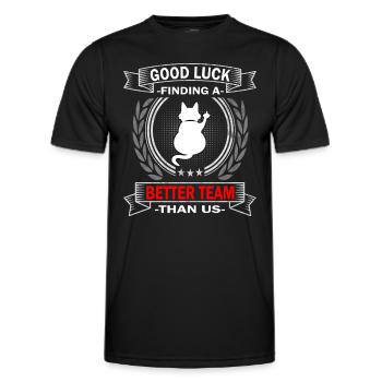 Good Luck | zum Abschied - Jobwechsel - Männer Funktions-T-Shirt - Schwarz - Vorne - AI Model Male 178 dark (178cm)