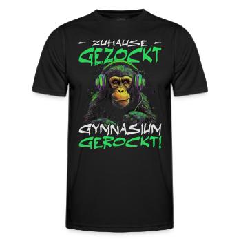 Abschlussklasse | Abi | Abitur | Schulabschluss - Männer Funktions-T-Shirt - Schwarz - Vorne - AI Model Male 178 dark (178cm)