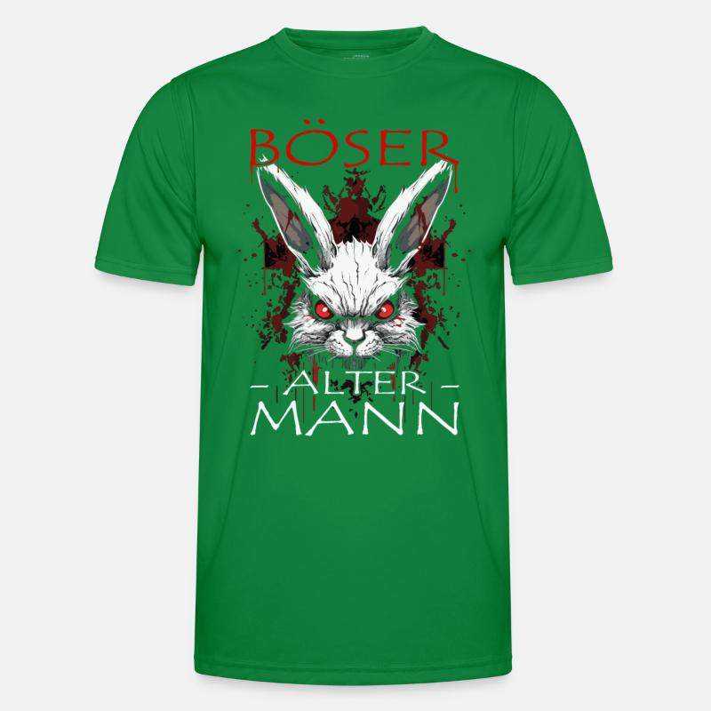 Böser alter Mann - Sarkasmus Männer Funktions-T-Shirt