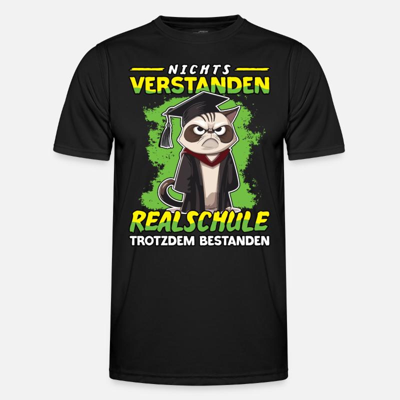 Abschlussklasse Schulabschluss Realschule Männer Funktions-T-Shirt