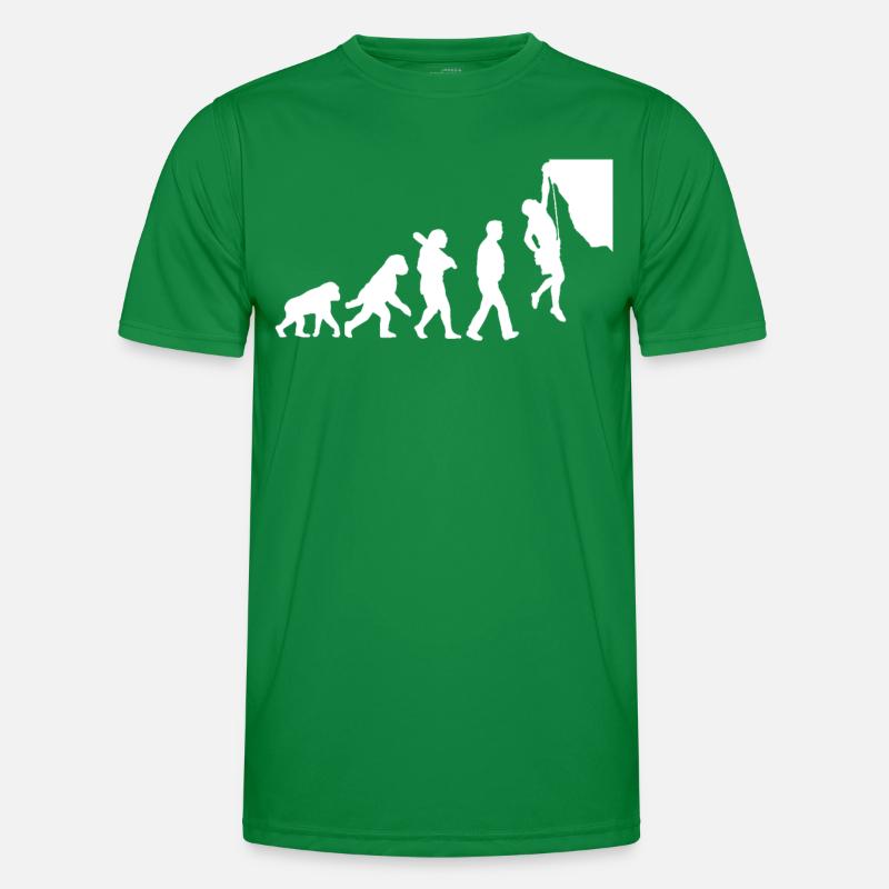 Evolution of climbing Men's Functional T-Shirt