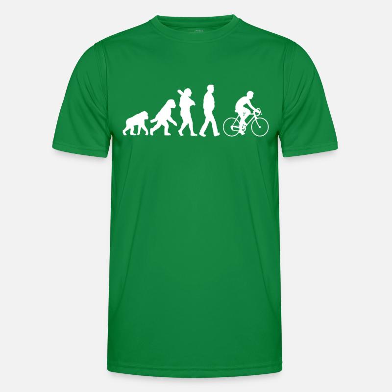 Evolution des Radsports Männer Funktions-T-Shirt
