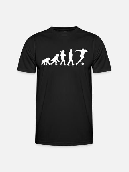 Evolution of football - Men's Functional T-Shirt - black