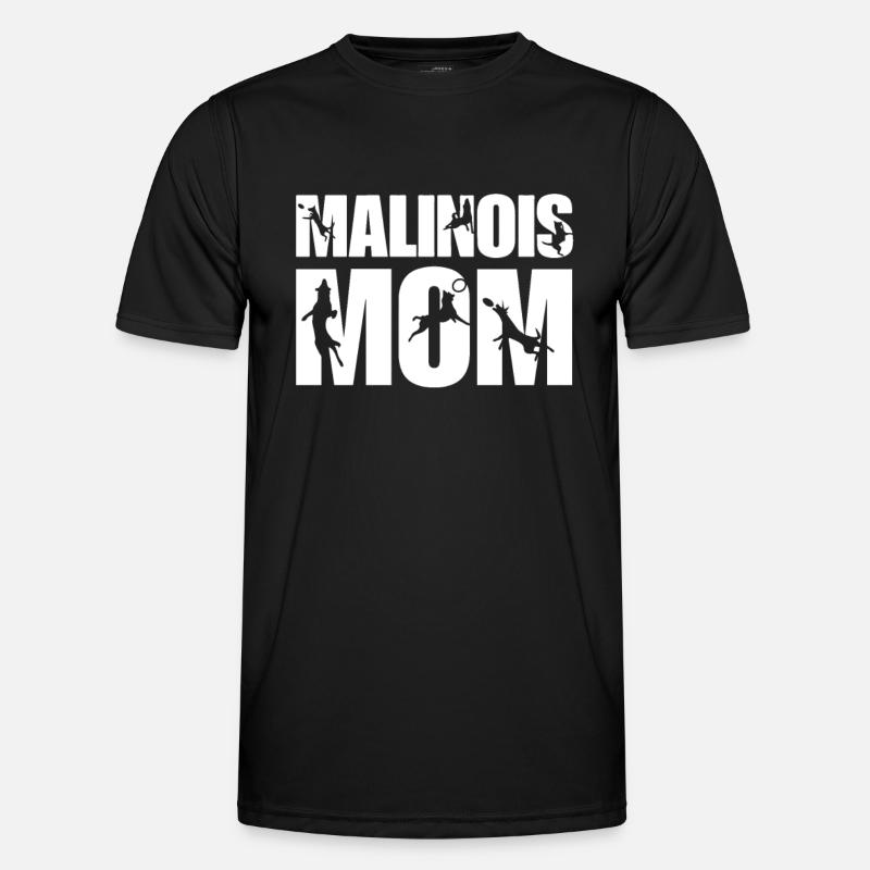Mutter von Malinois - Männer Funktions-T-Shirt - Schwarz