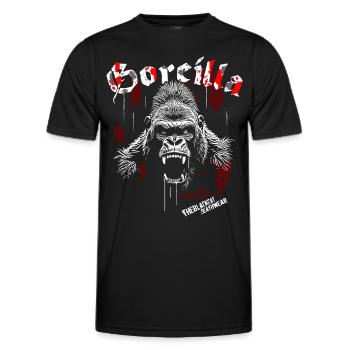 Goreilla - TheBlackCat - T-shirt sport Homme - noir - Devant - AI Model Male 178 dark (178cm)
