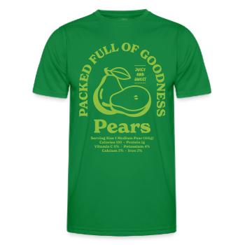 Pears Nutritional - Men's Functional T-Shirt - kelly green - Front - AI Model Male 178 dark (178cm)