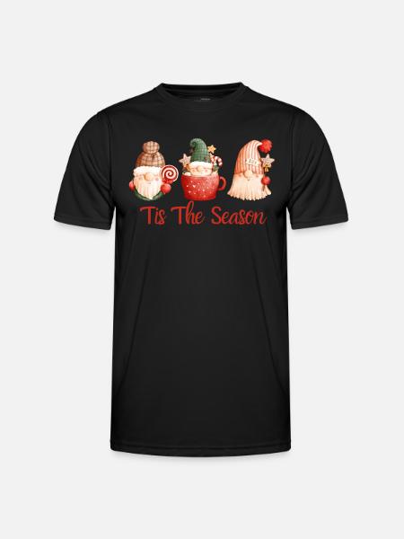 c’est la saison. Joyeux Noël - T-shirt sport Homme - noir
