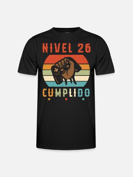 Niveau 26 Complet - T-shirt sport Homme - noir