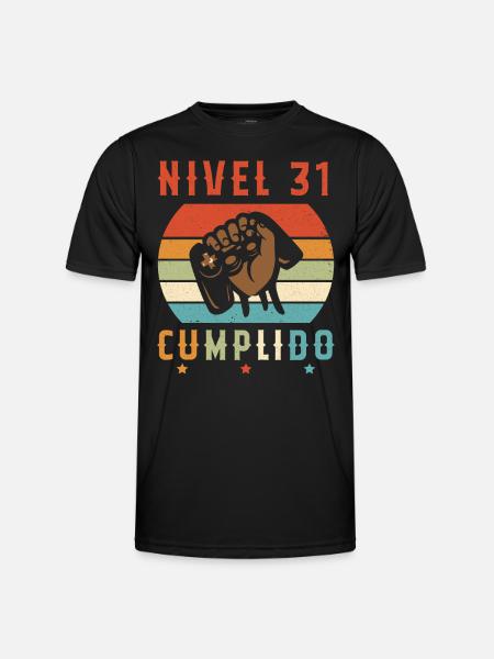 Niveau 31 Complet - T-shirt sport Homme - noir