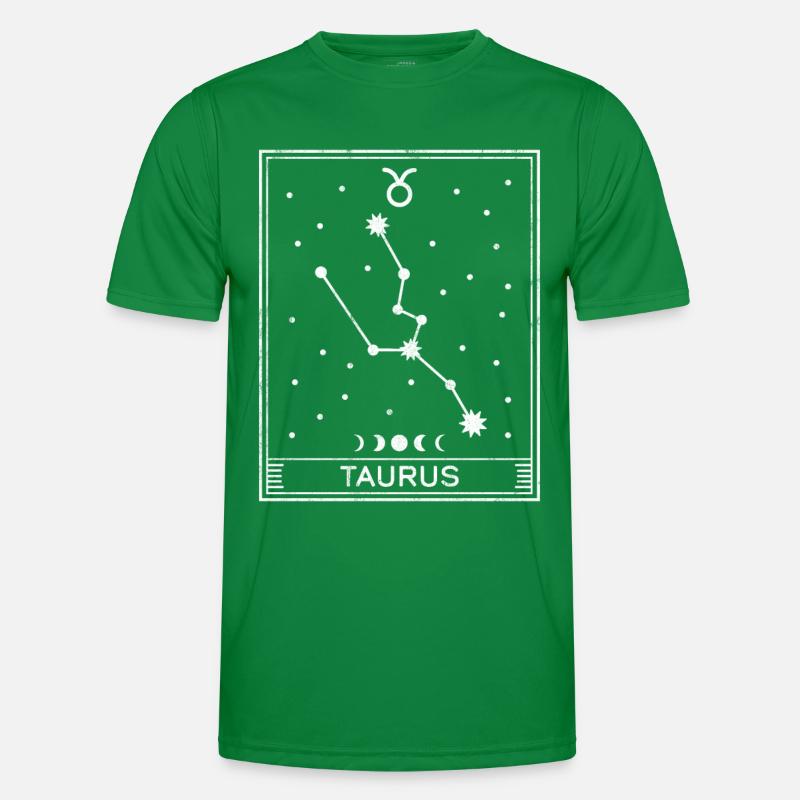 Sternzeichen Stier Männer Funktions-T-Shirt