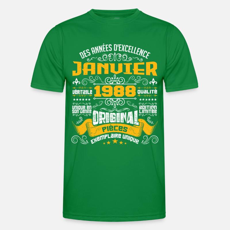 JANVIER 1988 | ORIGINAL PIÈCES T-shirt sport Homme