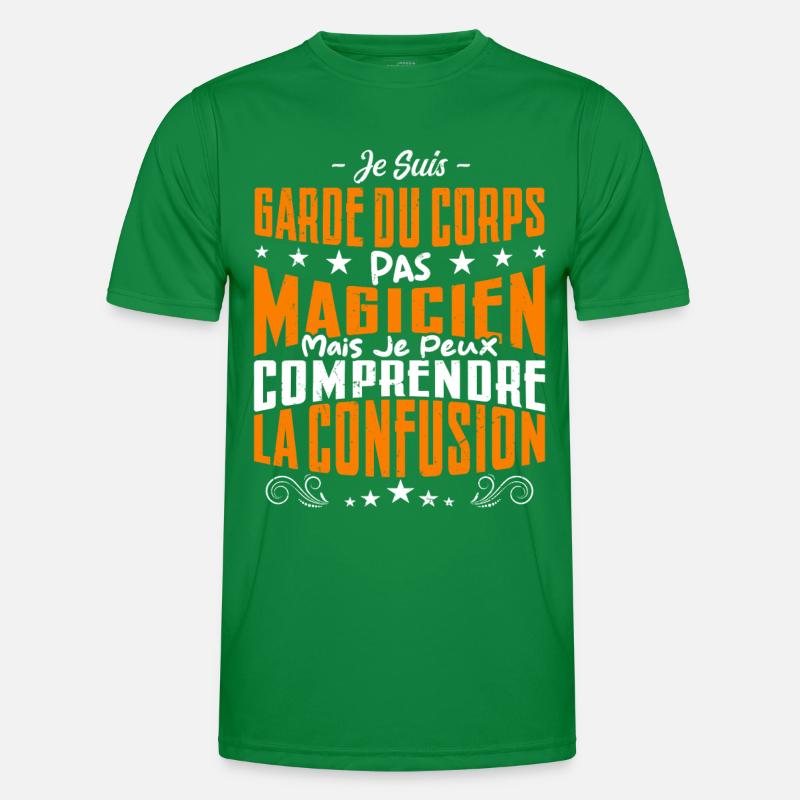 Je Suis Garde du Corps Pas Magicien T-shirt sport Homme