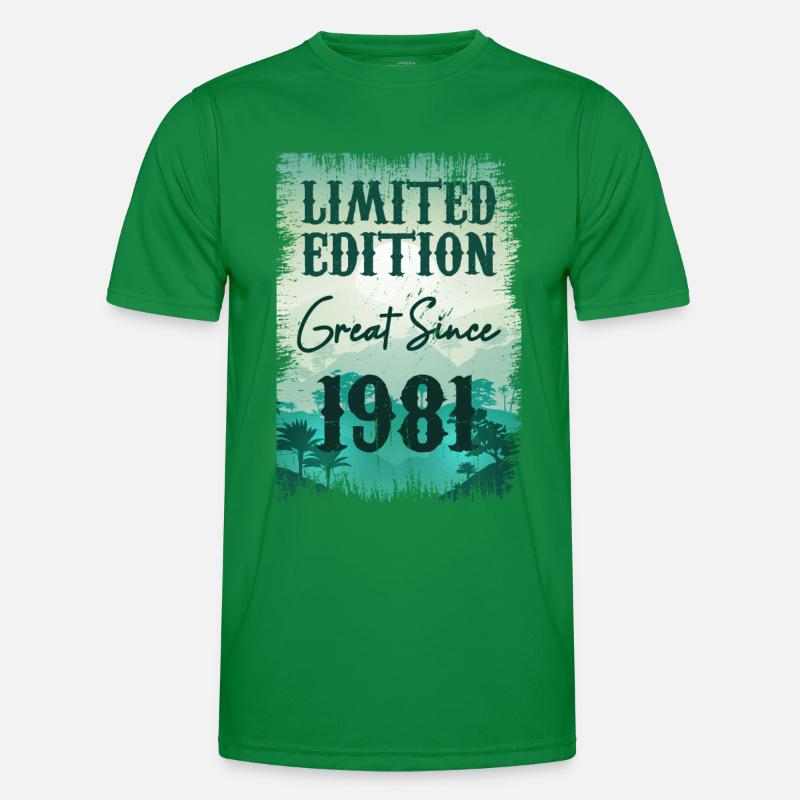 Einzigartig seit 1981 Männer Funktions-T-Shirt