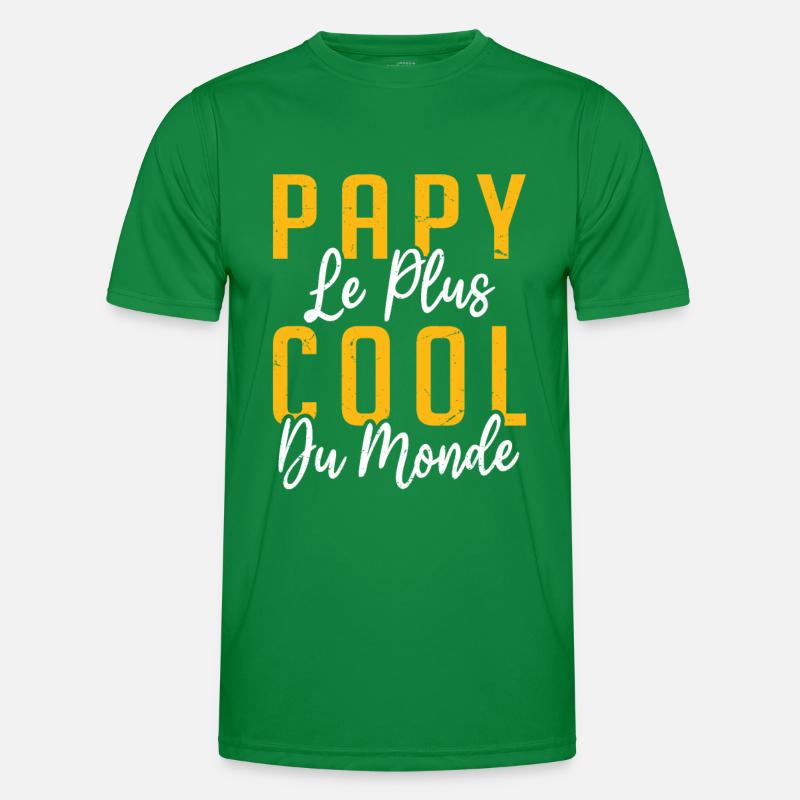 Papy le Plus Cool du monde T-shirt sport Homme