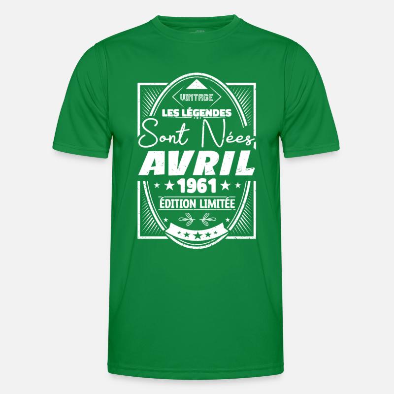 Avril 1961 T-shirt sport Homme