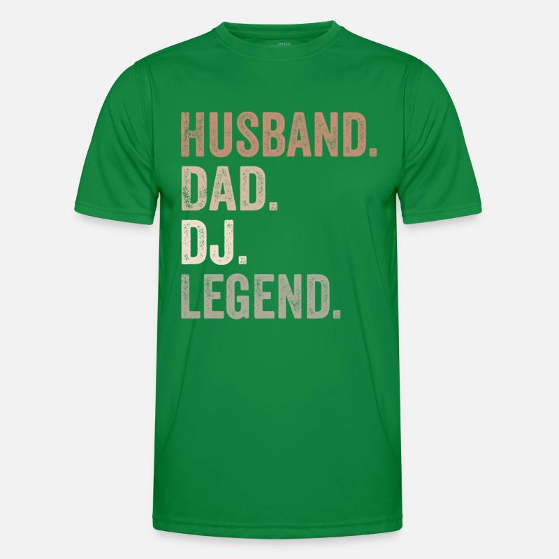Ehemann Papa DJ Legend - Ehemann Männer Funktions-T-Shirt