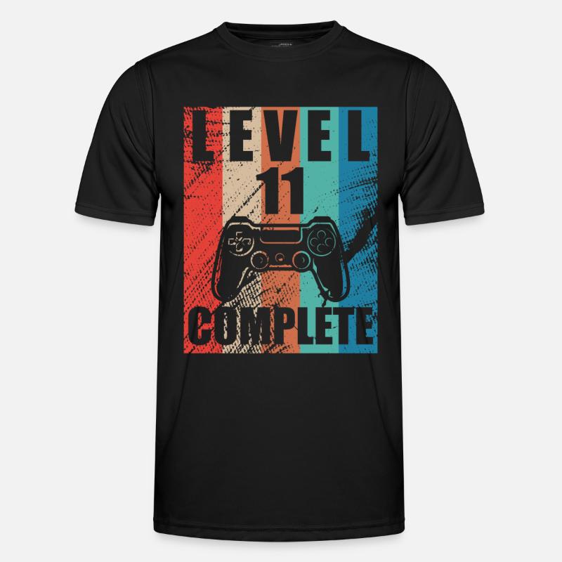 Level 11 complete - Men's Functional T-Shirt - black