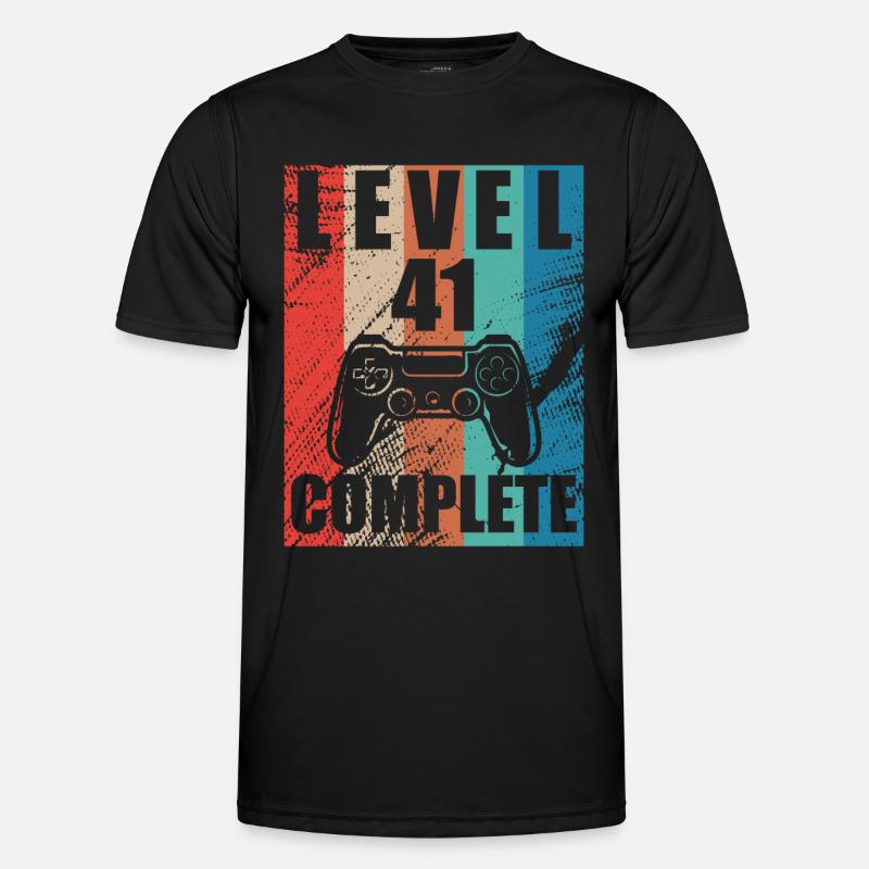Level 41 complete - Men's Functional T-Shirt - black