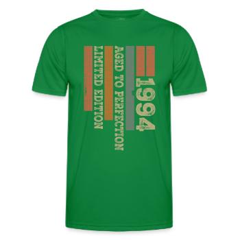 1994 Retro Vintage Jubiläumsgeschenk Jahrgang 1994 - Männer Funktions-T-Shirt - Kelly Green - Vorne - AI Model Male 178 dark (178cm)