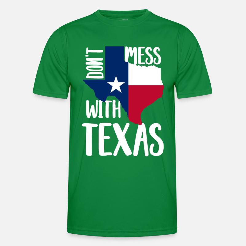 Texas map cool gift Men's Functional T-Shirt
